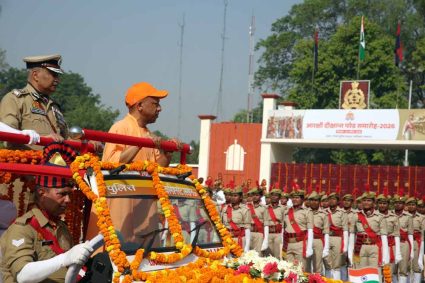 सीएम से सम्मान पाकर जवानों का बढ़ा मनोबल, DGP ने दिलाई कर्तव्यनिष्ठा की शपथ