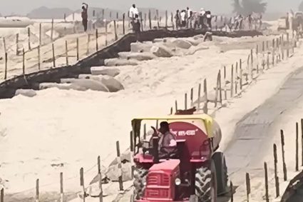 114 पीपों से तैयार हुआ ढेमवाघाट पुल, गोंडा से अयोध्या का सफर अब होगा आसान