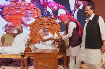 मुख्यमंत्री डॉ. यादव ने मोहनखेड़ा महातीर्थ में आदिराज पारणा महोत्सव में की सहभागिता