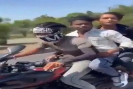रफ्तार, स्टंट और मौत: रील शूट के दौरान ट्रेलर से टकराई बाइक, 3 युवकों की मौत