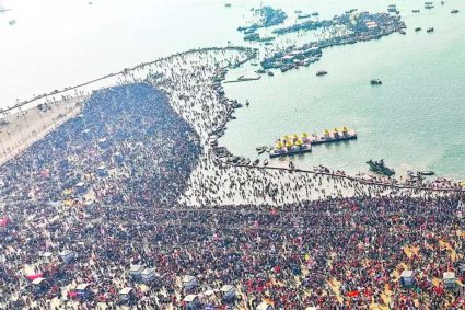 योगी सरकार में विदेशी श्रद्धालुओं का बढ़ा भरोसा, प्रयागराज बना आध्यात्मिक पर्यटन का केंद्र