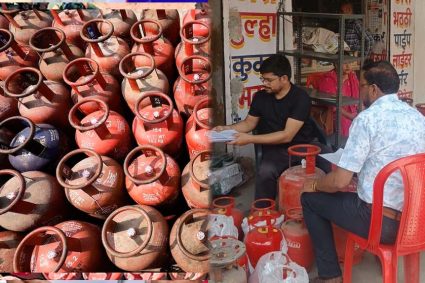 सीपत चौक में गैस सिलेंडरों का अवैध भंडारण उजागर, 54 सिलेंडर जब्त