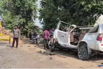 टवेरा और ट्रैक्टर-ट्रॉली की भिड़ंत में 5 की मौत, 7 घायल; नर्मदापुरम-पिपरिया हाईवे पर हुआ दर्दनाक हादसा