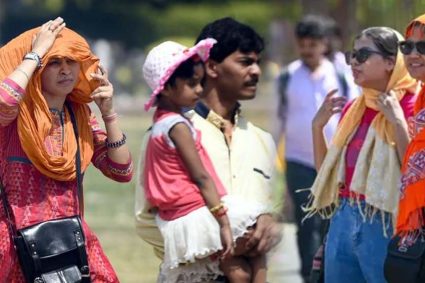 खजुराहो में 10 साल का रिकॉर्ड टूटा, पारा 46 पार; एमपी में भीषण गर्मी, 4 जिलों में लू और 12 जिलों में आंधी-बारिश का अलर्ट