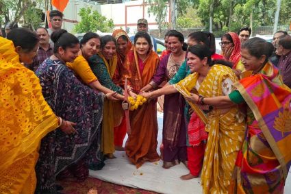 राज्यमंत्री कृष्णा गौर ने किया 4 लेन सीसी सड़क निर्माणकार्य का भूमि-पूजन