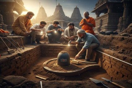 महाकालेश्वर मंदिर परिसर में हुआ बड़ा खुलासा, मिली एक और शिवलिंग और गुफानुमा संरचना